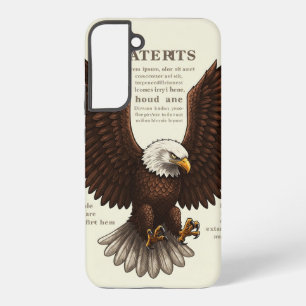 Der amerikanische Patriot Bald Eagle Case für Sam Samsung Galaxy Hülle