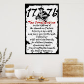 Der amerikanische Patriot Poster (Küche)