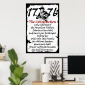 Der amerikanische Patriot Poster (Heimbüro)