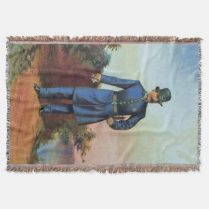 Der amerikanische Polizeibeamte Viktorianische Ära Decke