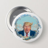Der amerikanische Präsident Button (Vorne & Hinten)
