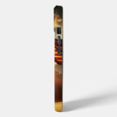 Der amerikanische Soldat würdigt die Flagge Case-Mate iPhone Hülle (Rückseite / Links)