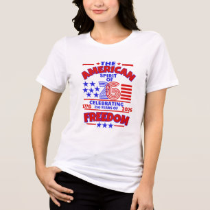 DER AMERIKANISCHE SPIRIT VON 26:250 JAHREN FREIHEI Tri-Blend SHIRT
