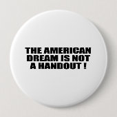 DER AMERIKANISCHE TRAUM IST NICHT EIN BUTTON (Vorderseite)