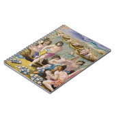 Der amerikanische Ureinwohner, der für Perlen Notizblock (Linke Seite)