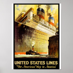 Der amerikanische Weg nach Amerika Poster