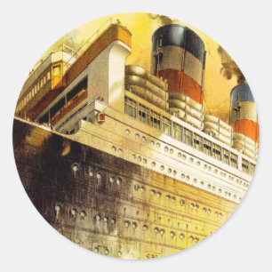 Der amerikanische Weg nach Amerika Runder Aufkleber