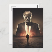 Der amerikanische Zerstörer in einer sonnengebacke Postkarte (Vorne/Hinten)