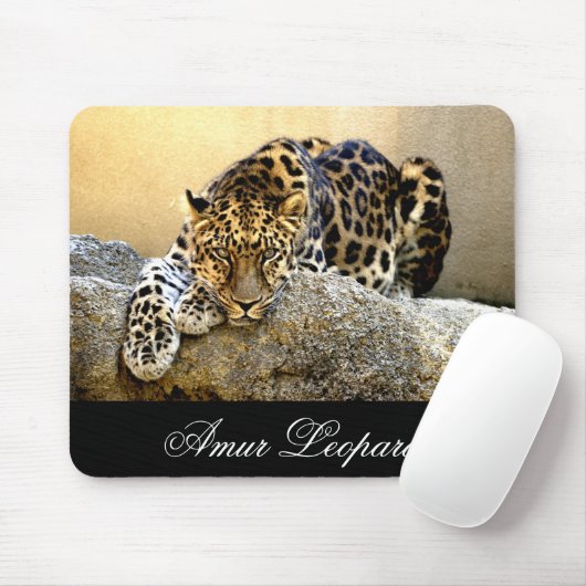 Der amur-Leopard Mousepad (Mit Mouse)