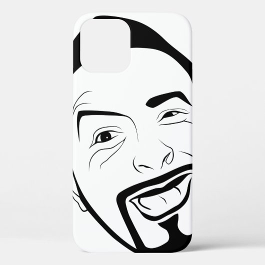 Der amüsierte Koksmann Case-Mate iPhone Hülle (Rückseite)