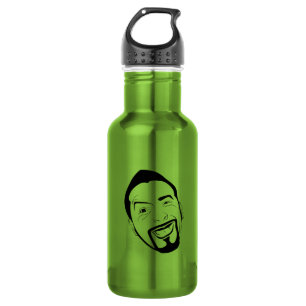 Der amüsierte Koksmann Edelstahlflasche