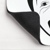 Der amüsierte Koksmann Mousepad (Ecke)