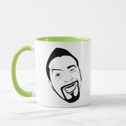 Der amüsierte Koksmann Tasse (Links)
