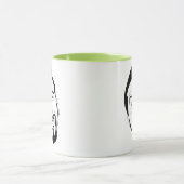 Der amüsierte Koksmann Tasse (Zentrum)