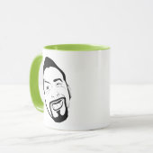 Der amüsierte Koksmann Tasse (Vorderseite Links)