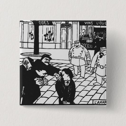 Der Anarchist, 1892 Button (Vorderseite)