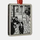 Der Anarchist, 1892 Silbernes Ornament (Rechts)