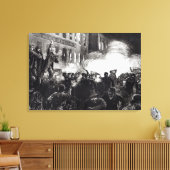 Der anarchistische Riot in Chicago Leinwanddruck (Insitu (Wohnzimmer))
