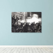 Der anarchistische Riot in Chicago Leinwanddruck (Insitu (Holzboden))