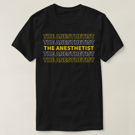 Der Anästhesist T-Shirt (Design vorne)