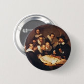 Der Anatomie-Vortrag durch Rembrandt Button (Vorne & Hinten)