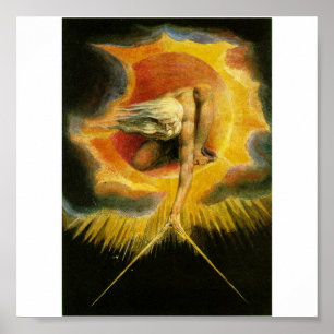 Der Ancient of Days von William Blake Poster