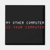 Der andere Computer ist Ihr Computer Magnet (Vorne)