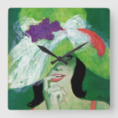 Der andere Weg Quadratische Wanduhr (Vorderseite)