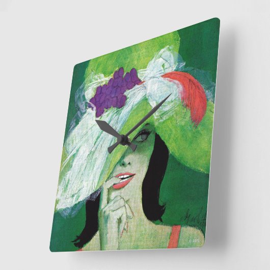 Der andere Weg Quadratische Wanduhr (Winkel)