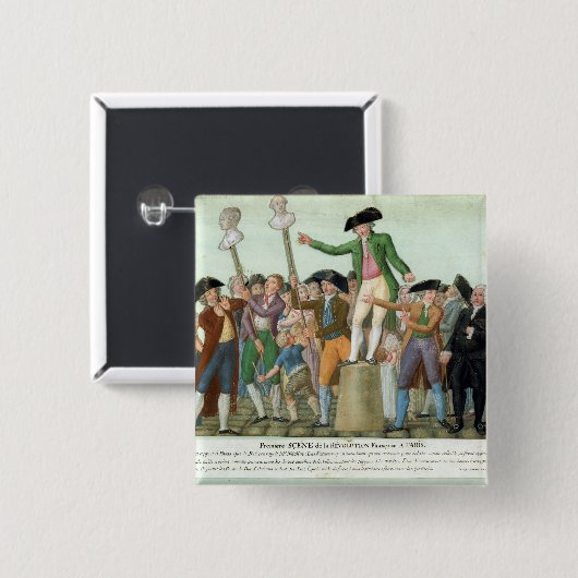 Der Anfang der Französischen Revolution Button (Vorne & Hinten)