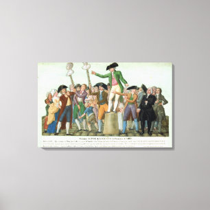 Der Anfang der Französischen Revolution Leinwanddruck