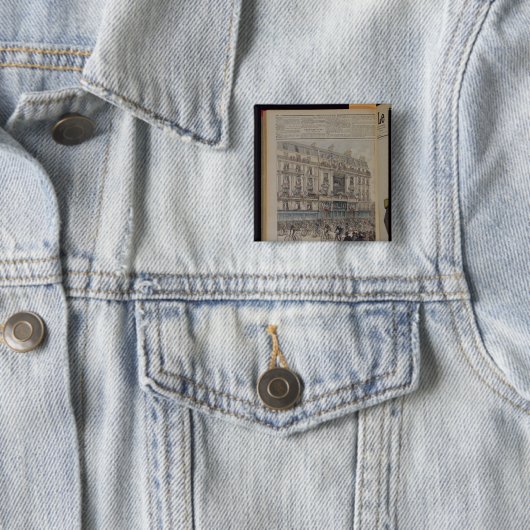 Der Anfang des Paris-Brest Radrennens Button (Beispiel)