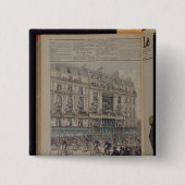 Der Anfang des Paris-Brest Radrennens Button (Vorderseite)