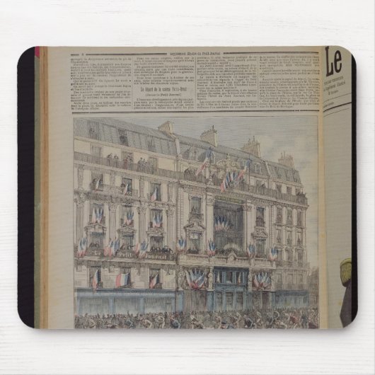 Der Anfang des Paris-Brest Radrennens Mousepad (Vorne)