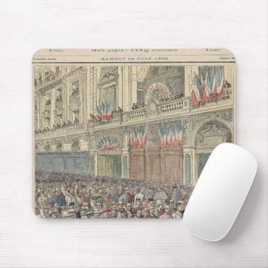 Der Anfang des Straßenrennens Mousepad (Mit Mouse)