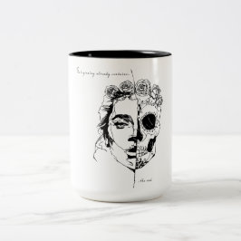 Der Anfang enthält bereits das Ende Zweifarbige Tasse