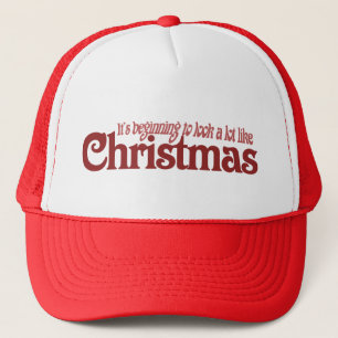 Der Anfang sieht sehr nach Weihnachten aus Truckerkappe
