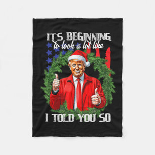 Der Anfang, so auszusehen, wie ich es Ihnen so ric Fleecedecke