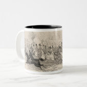 Der Anfang Zweifarbige Tasse (Vorderseite Links)