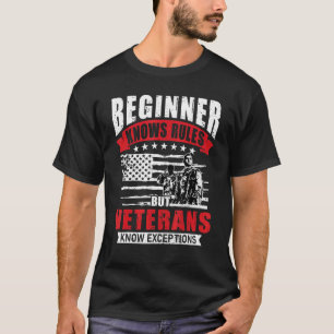 Der Anfänger kennt Regeln, aber Veteranen kennen A T-Shirt