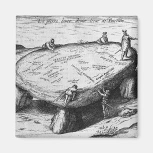 Der angehobene Stein, Illustration von Magnet