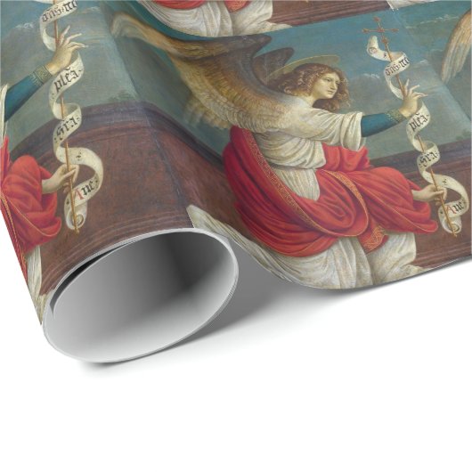 Der Angel Gabriel - Gaudenzio Ferrari Geschenkpapier (Rolleneckpunkt)