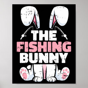 Der Angelhasen-Ostern-Familien-Matching-Spring Me Poster
