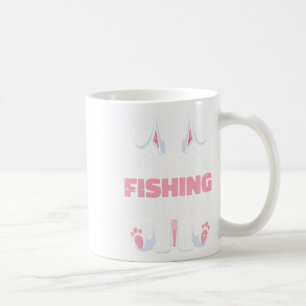 Der angelnde Hase Ostern Familie Matching Frühling Kaffeetasse