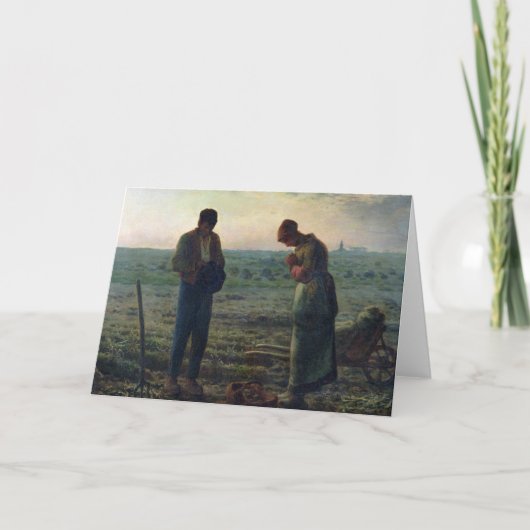 Der Angelus, 1857-59 Karte (Vorderseite)