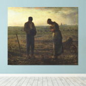 Der Angelus von Jean-François Millet Leinwanddruck (Insitu (Holzboden))