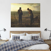 Der Angelus von Jean-François Millet Leinwanddruck (Insitu (Schlafzimmer))