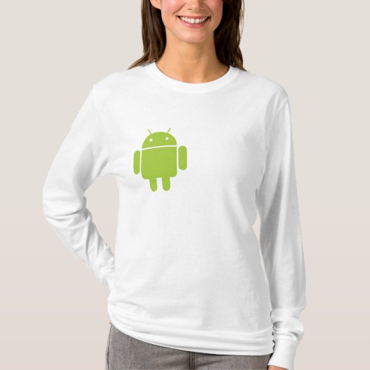 Der angepasste Hoodie der androiden Damen T-Shirt (Vorderseite)