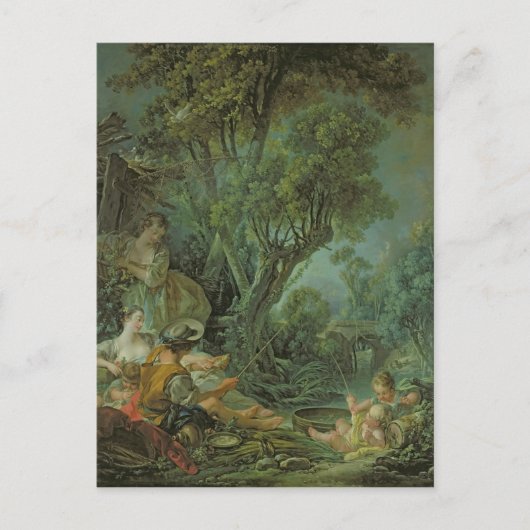 Der Angler, 1759 Postkarte (Vorderseite)