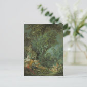 Der Angler, 1759 Postkarte (Stehend Vorderseite)